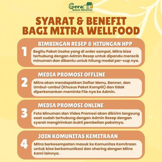 WELLJOY - FRANCHISE ES PERMEN KARET - Paket Hemat