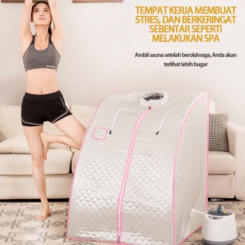 HOT PRODUCT Portable Steam Sauna Sauna Portable Alat Pelangsing Tubuh Alat Sauna Room alat sauna  Sl
