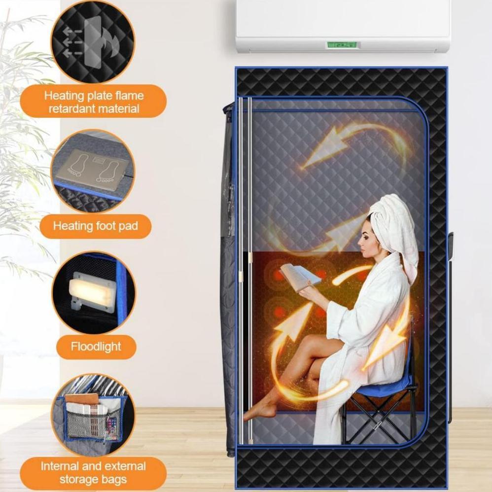 BIG SALE Kotak Sauna Portable / Alat Sauna Di Rumah / Alat Sauna Pembakar Lemak