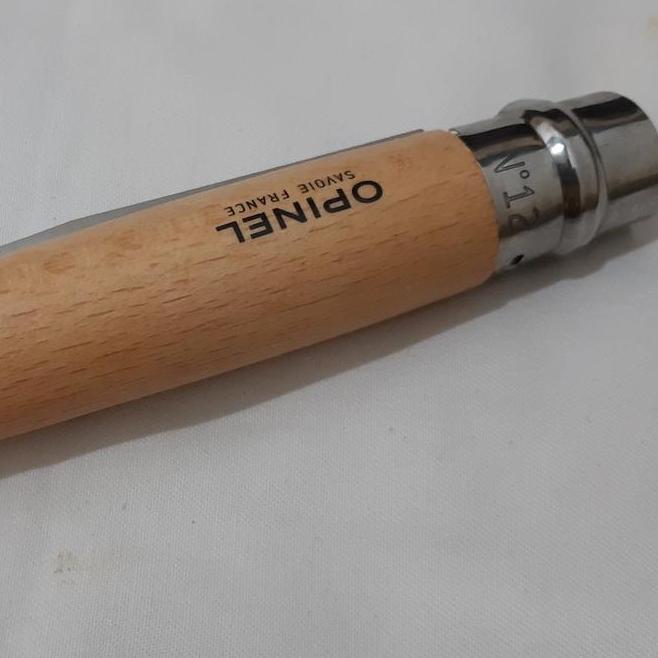 Opinel No 12 Folding Knife Beechwood (4.75" Satin) #12