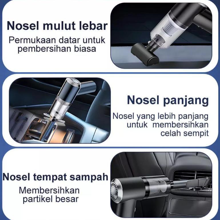 BESTPROMO Philips Vacuum Cleaner 5 IN 1 Penyedot Debu Nirkabel Genggam 998000Pa Portabel Daya Tinggi