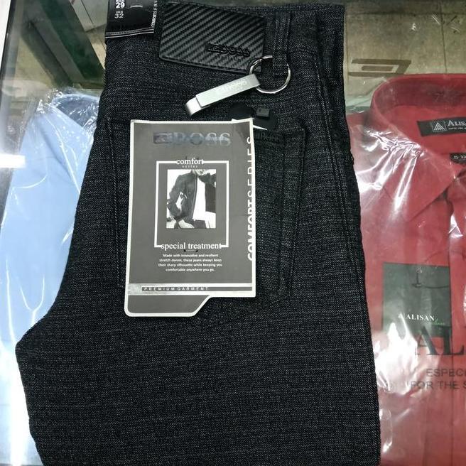Celana Jeans Panjang Celana Jeans Panjang Zego Fab7575 Hitam Boss