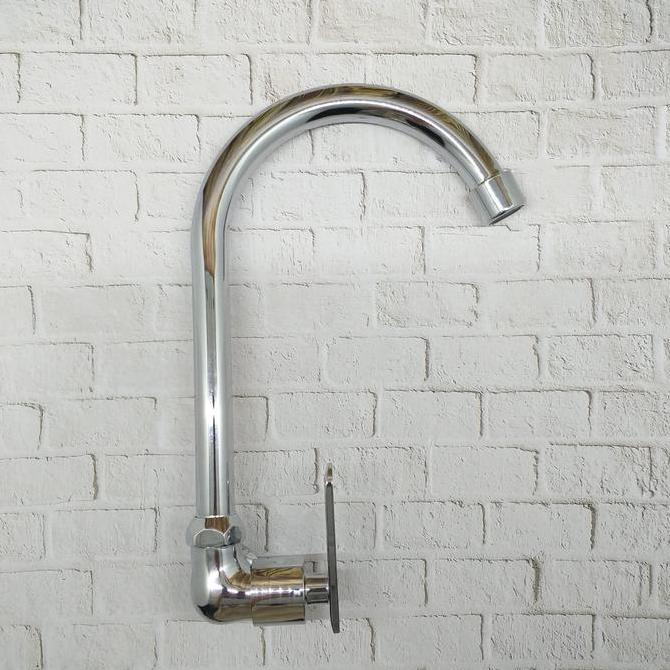 Kran sink angsa cuci piring tembok dapur Volk Bima 15
