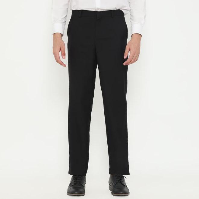 Andre Laurent Celana Andre Laurent Celana Formal Hitam Pria Regularfit