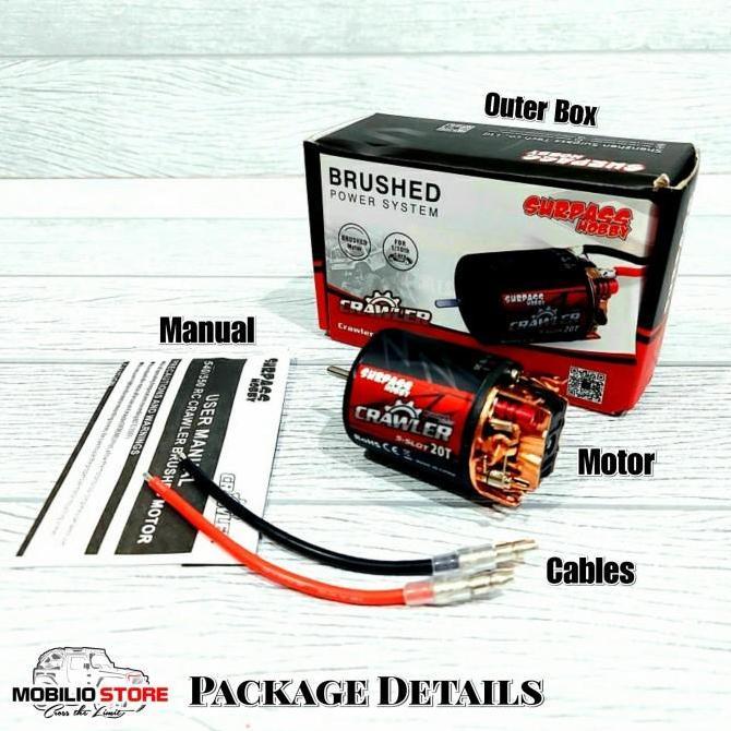 Surpass Hobby Brushed Motor 540 5 Slot RC Crawler 11T 13T 16T 20T