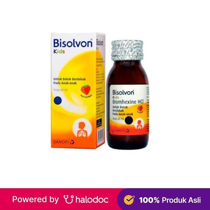 Bisolvon Kids Sirup 60 Ml - Obat Batuk & Flu - Halodoc