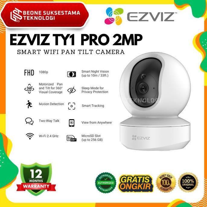 NEW EZVIZ TY1 Pro 2MP Smart Wifi Pan & Tilt Camera