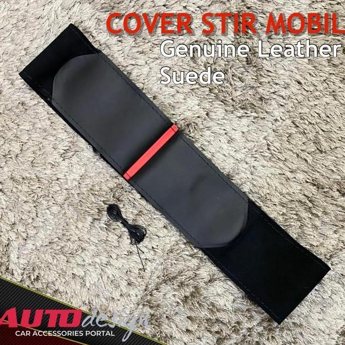 Sarung Stir Mobil Cover Setir Bahan Kulit Asli dan Suede DIY Jahit