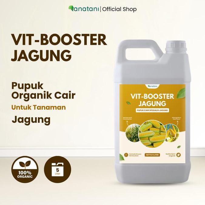 TERBARU - VIT-BOOSTER JAGUNG 5 LITER - Pupuk Semi Organik Cair dan ZPT Khusus Tanaman Jagung - Mempe