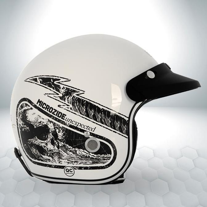 Marzano Helmet - Helm Retro Marzano X MICROZIDE - The Distort Helmet