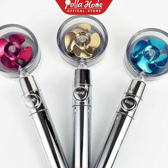TERLARIS OLLAHOM SHOWER KIPAS SET KAMAR MANDI TURBO HH PRESSURE SHOWER HEAD