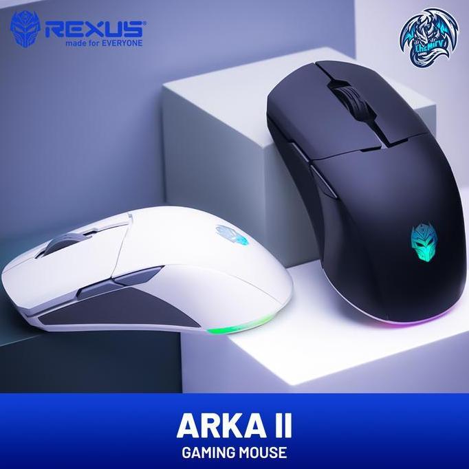 TERMURAH - Rexus Arka II / Arka 2 RX-107 Wireless Dual Connection Gaming Mouse