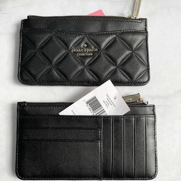 Grosir Terlaris Kate Spade Natalia Lg Slim Card Holder Black Original