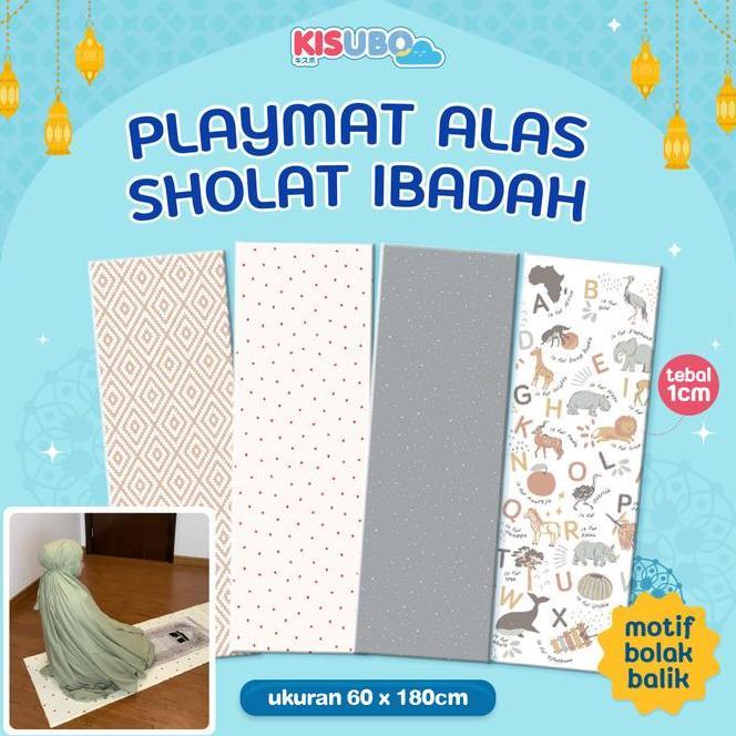 Kisubo Playmat Alas Sholat Ibadah Sajadah