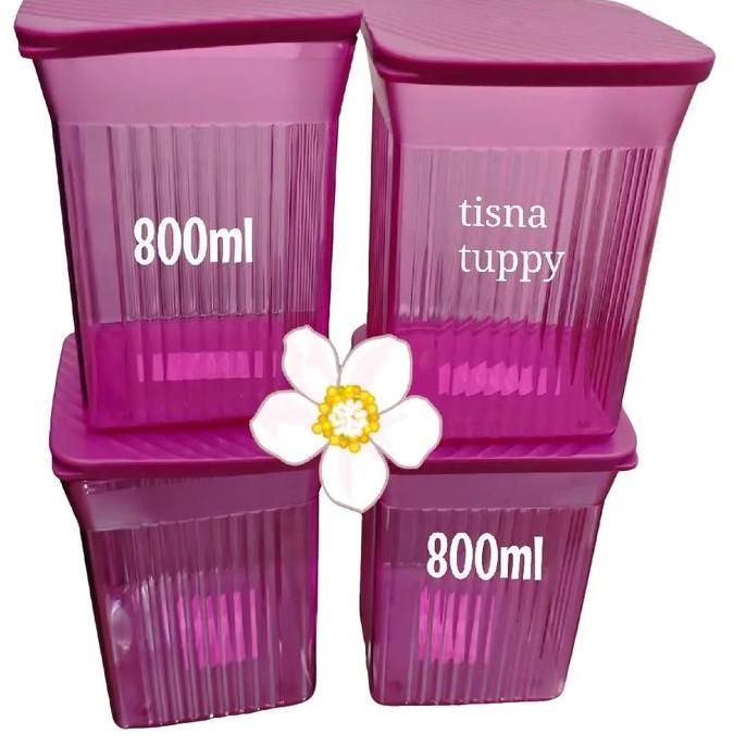 BEBAS ONGKIR - family mate square 800ml isi 4 family mate square toples tupperware
