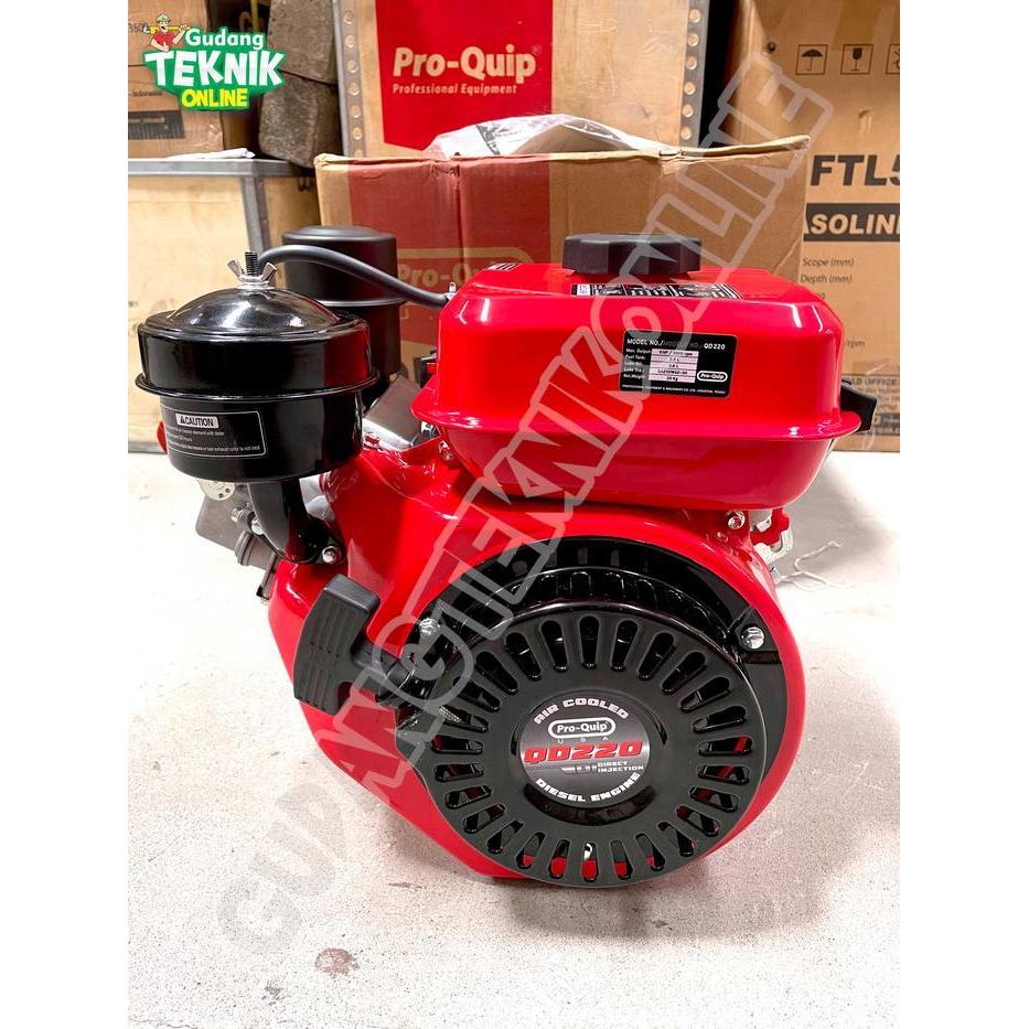 PROQUIP Engine Penggerak DIESEL 9HP PROQUIP QD220 9PK QD220 Mesin Penggerak Serbaguna Solar Diesel K