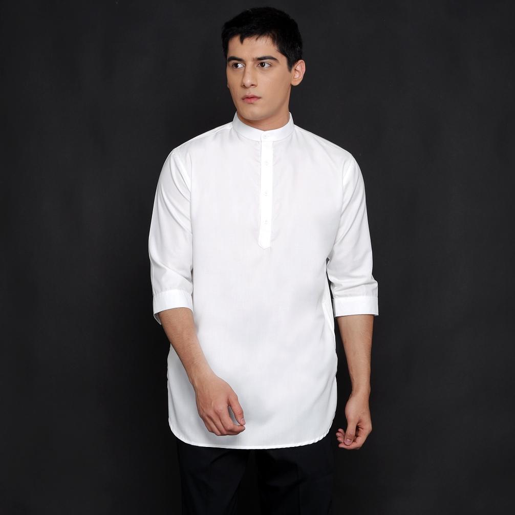 PROMO Casella Baju Koko Kurta Lengan | Casella Kurta Hamzah Solid Basic
