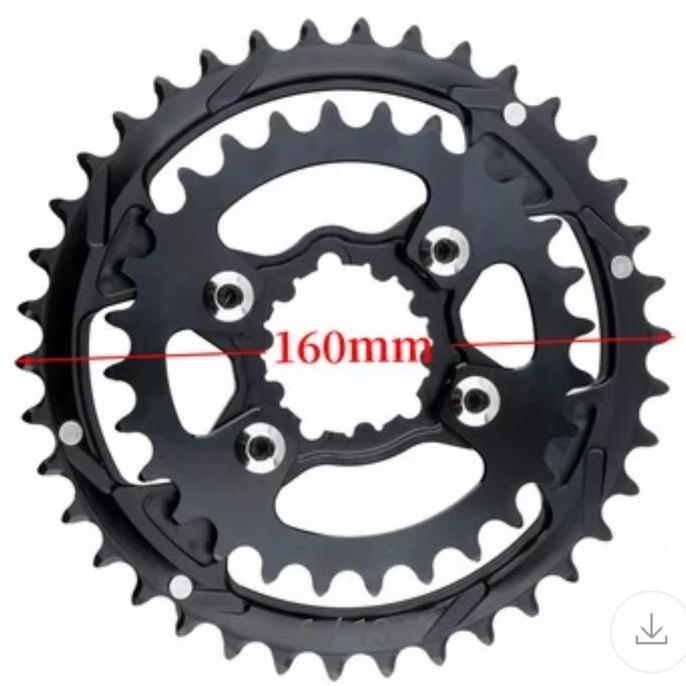 Snail GXP Doubel Chainring 38T 28T Chain ring Doubel GXP Direct Mount