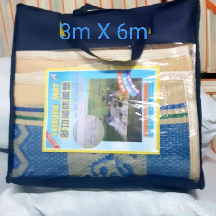 Tiker lipat 3mx6m - Tiker Jepang - Tiker gulung plastik - Tikar lantai