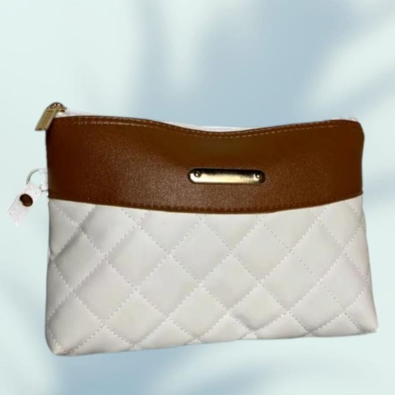 Hot Tas Tangan Wanita Clutch Dompet Pouch Wanita Bordir Kombinasi Miniso