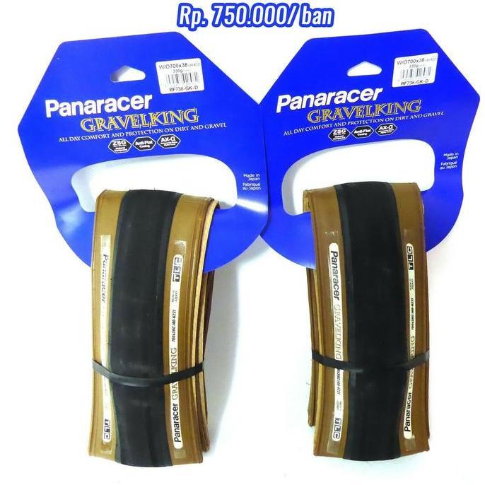 Ban Panaracer GravelKing Tire (27.5 x 1.90 / 650B x 48) Black Brown