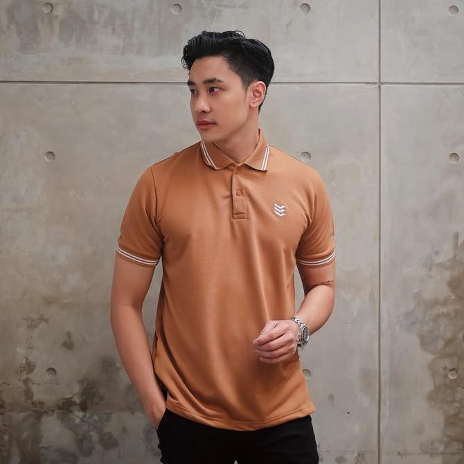 Delibra Kaos Polo Pria Nexsus Kerah Tebal