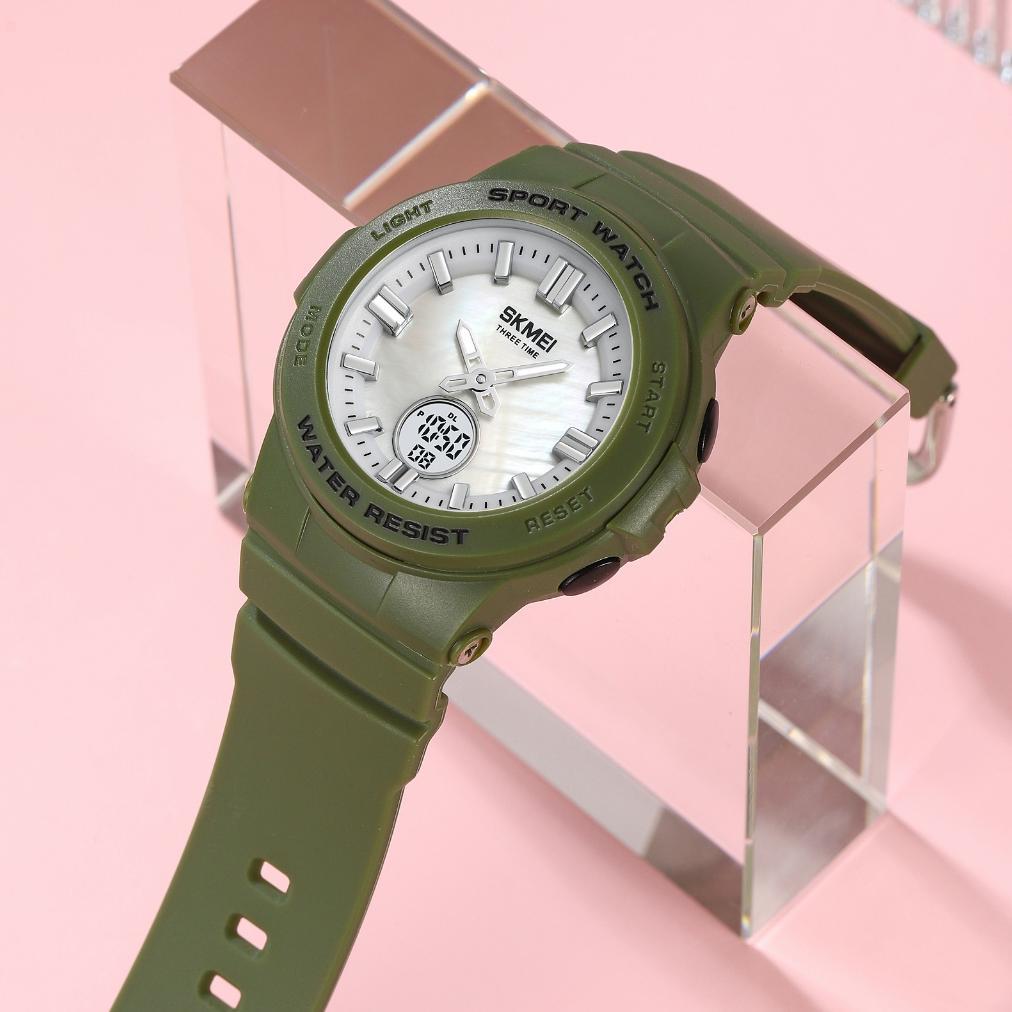 SKMEI 2125 Jam Tangan Wanita Pria Digital Analog Sport Watch Anti Air 5 Bar MGOS