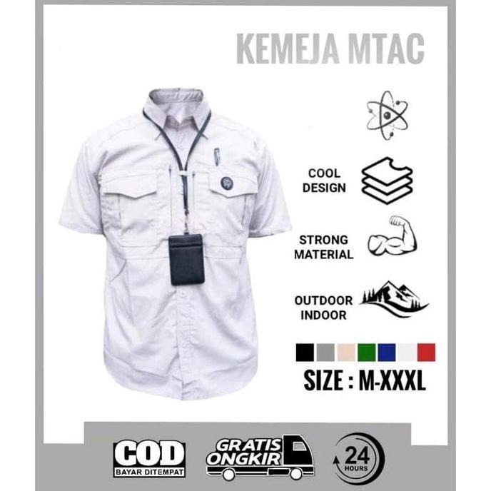 Kemeja Tactical Lapangan Mtac Pendek || Kemeja Mtac Pendek || Kemeja Tactical Oudoor Lengan Pendek P