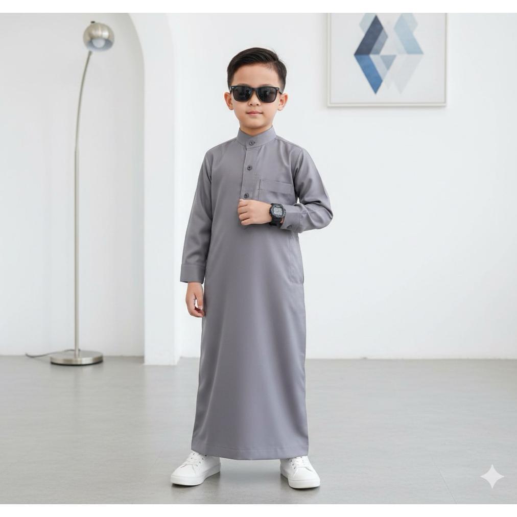 Hot Gamis Toyobo Anak Laki Laki 1-14 Tahun-Jubah Gamis Toyobo Baju Koko Anak Laki Laki Lengan Panjan