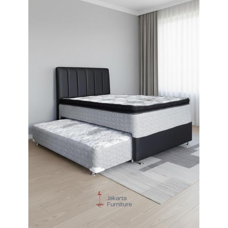 kasur spring spring bed 2 in 1 pillow top.