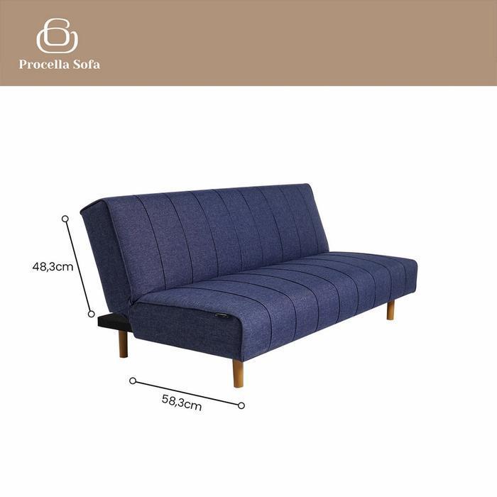 SOFA BED PROCELLA CHIFFON NAVY