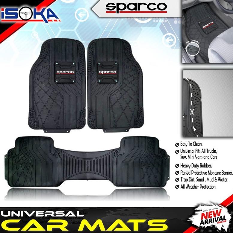 Termurah  Karpet Karet Mobil Logo Gr Sport Trd Momo Mugen Packypoda Alas Kaki Universal Calya Sigra 