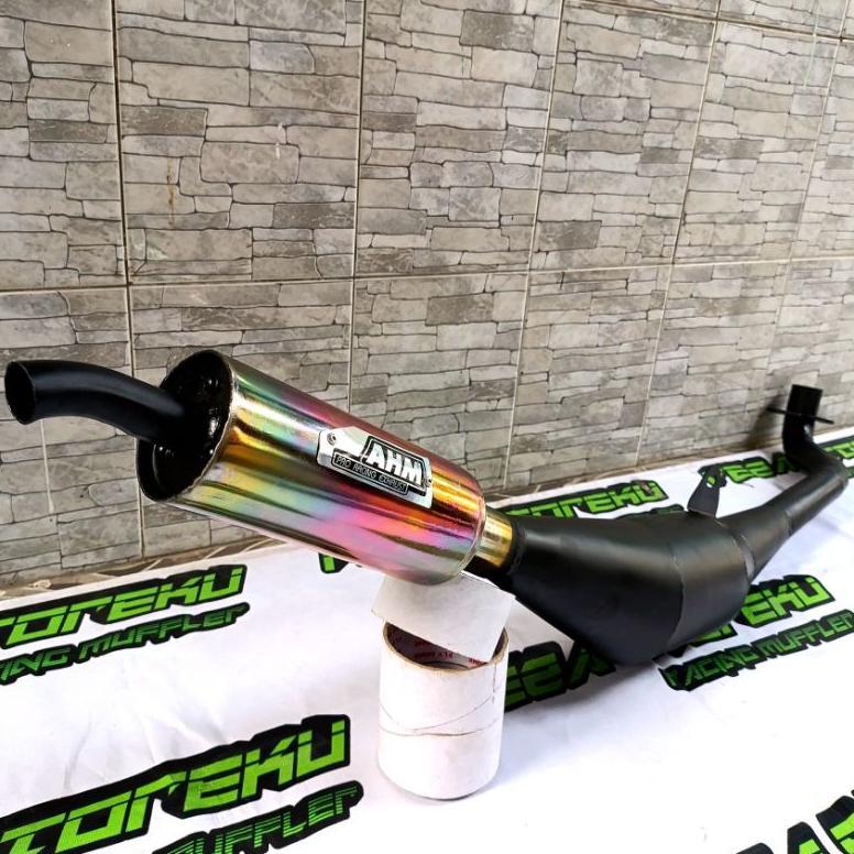 Murah Knalpot Fiz R Ahm Standar Hitam Pelangi Fizr 2Tak Racing Garing Kemrincing