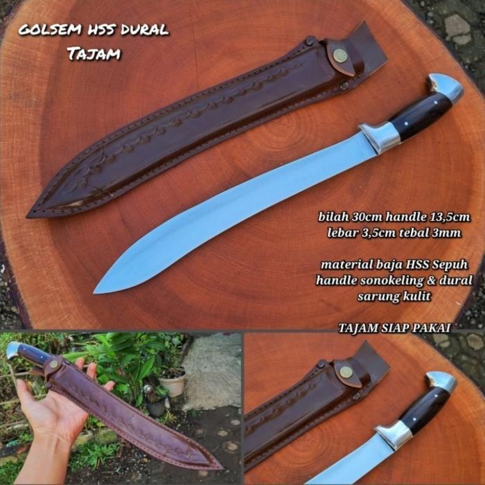 golok pisau sembelih custom baja laher/ bearing super tajam