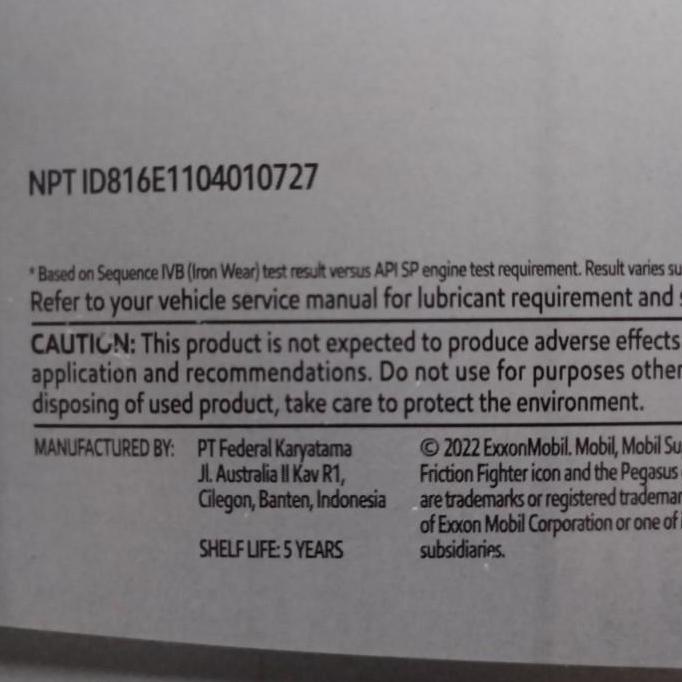 oli mobil super 2000 SAE 10W-40 kemasan 4liter khusus pulau jawa