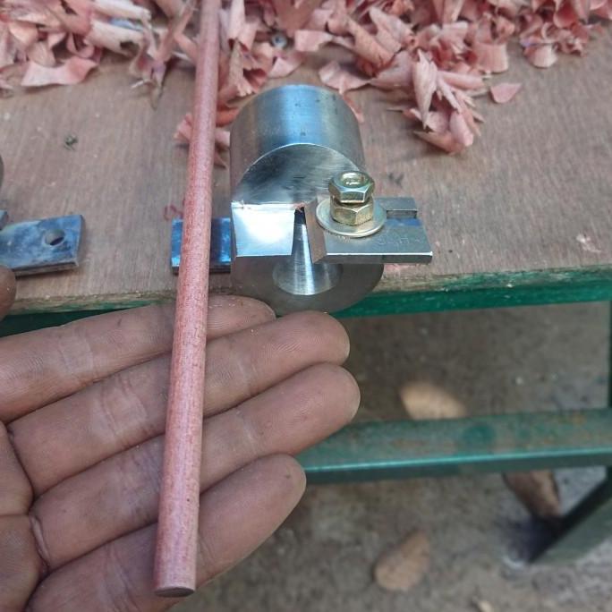 Dowel Bor Tangan Kayu & Bambu