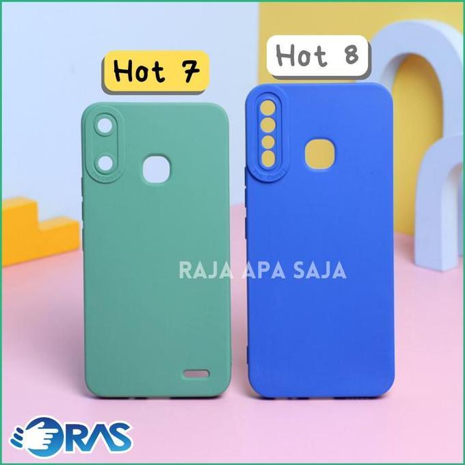 Soft Case INFINIX HOT 7 8 Kesing Casing Silikon Kondom Sofcase Infinik