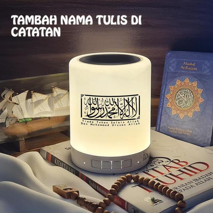SPEAKER ALQURAN LAMPU LED REMOTE SPEKER NGAJI
