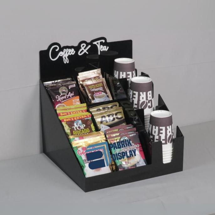tempat kopi / kopi storage / rak kopi / akrilik display kopi