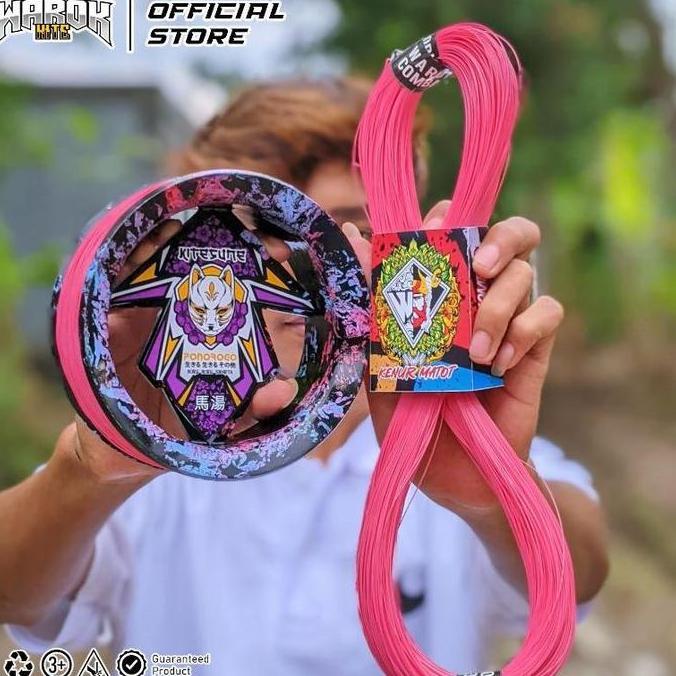 Bladu/Gulungan Layangan Warok Motif Sukhoi Warok WIBU Super Tebal (Tambah Nama Gratis) (Custom nama 