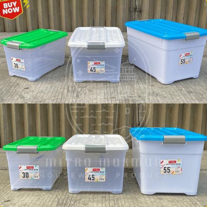 KONTAINER BOX RODA 30 45 55 LITER BASIC HOME LION STAR CONTAINER BOX