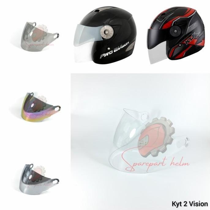 Kaca helm Kyt 2 Vision Visor helm Kyt 2Vision