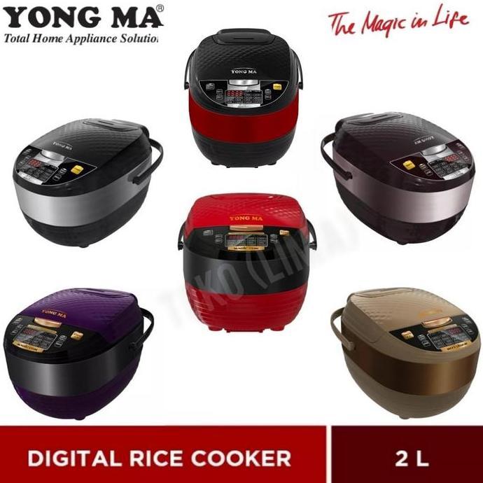 Magic Com / Rice Cooker Yongma SMC-8027 Kapasitas 2 Liter 400 Watt