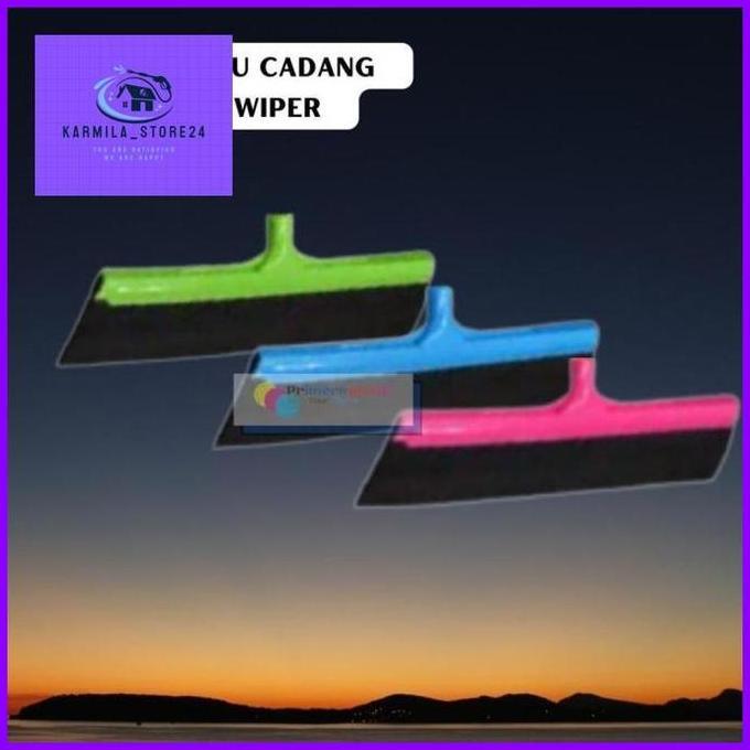 Pel Pelan Lantai Karet / Dorongan Air Refill Karet