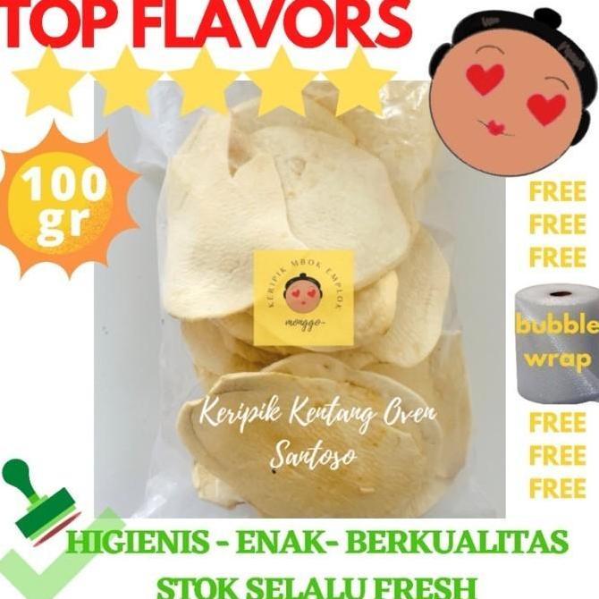 KERIPIK KENTANG OVEN CAP SANTOSO POTATO CHIPS KHAS BATU MALANG