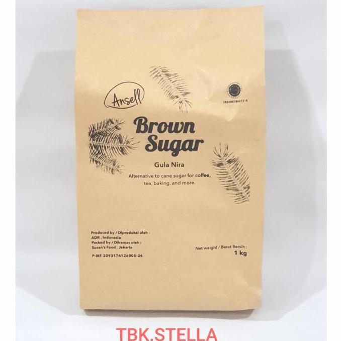 GULA NIRA ANSELL BROWN SUGAR 1 KG