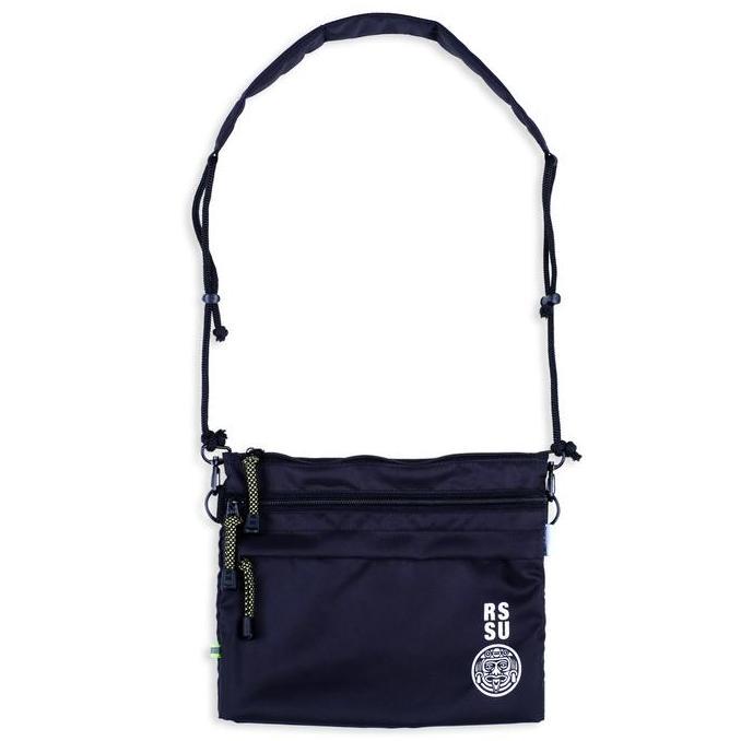 Russ Bag Tas Slingbag Elmaya Black Selempang Pria