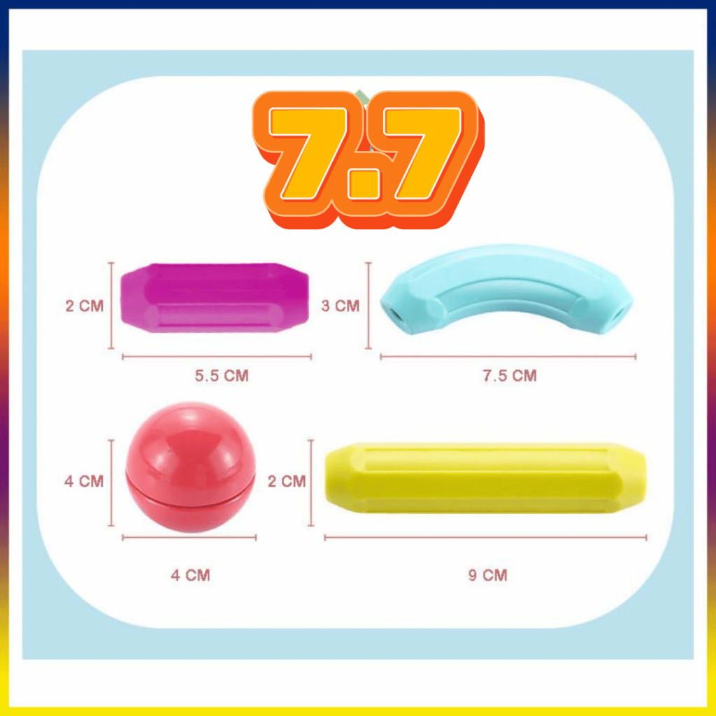 Magnetic Stick Merakit Mainan-Mainan Edukasi Anak / Magnetic Stick Building Block