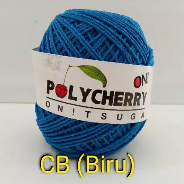 benang rajut polycherry onitsuga (Var Ungu Biru)