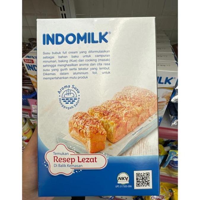 INDOMILK Susu Bubuk Full Cream 400gr / Susu Bubuk Baking | Toko Bahan Kue TJ